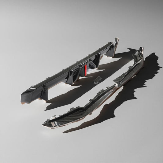 4 Series G82 & G83 M4 Dry Carbon Fiber Rear Lip Spoiler Diffuser 2021-2022