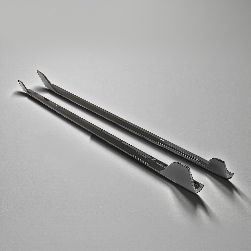 Carbon Fiber Side Skirt Extension Splitter for BMW 2 Series G42 M Sport 2022 & 2023