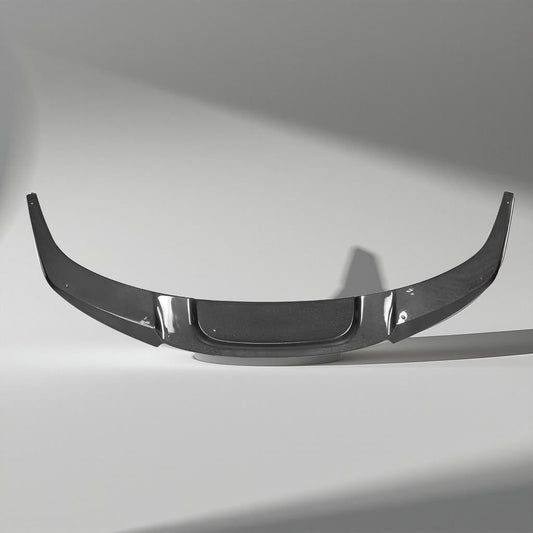 V Style Carbon Fiber Front Extension for BMW 6 Series M Tech Bumper Lip (2014)