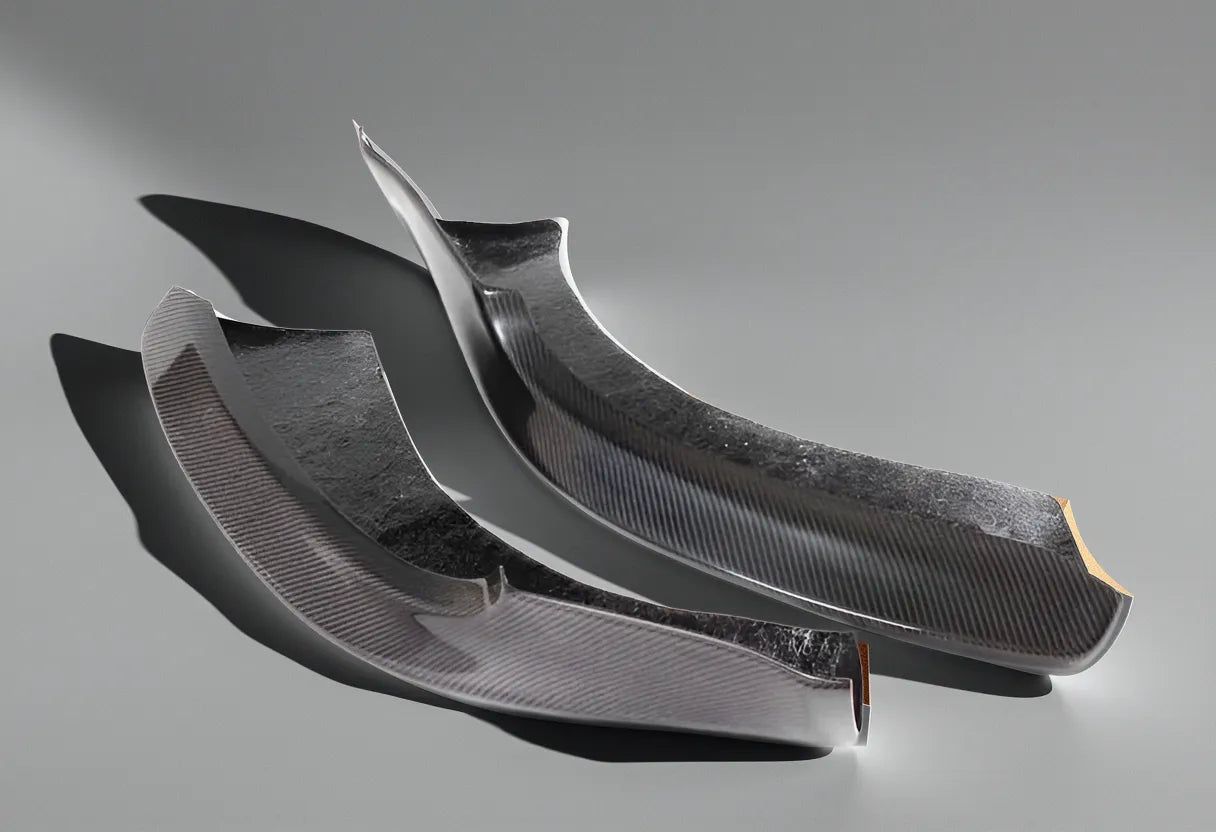 A4 B7 Carbon Fiber Front splitter