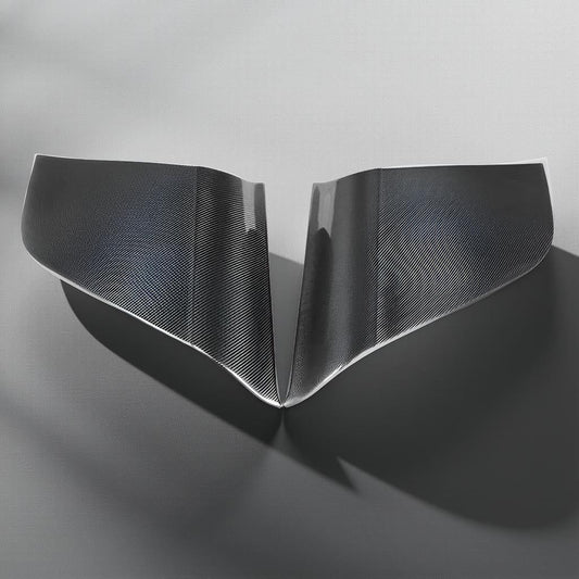 R8 Look Carbon Fiber TTS Side Door Blades for Audi TT 8J MK2 (2007-2014)