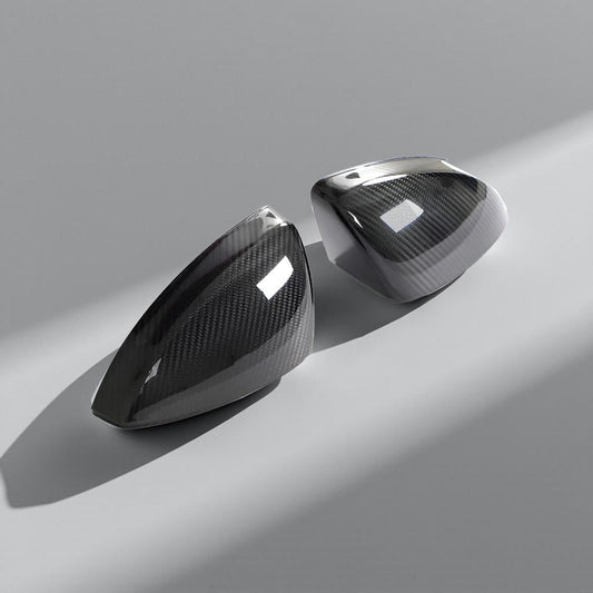 2023 Facelift Dry Carbon Fiber Mirror Caps for Audi R8 Performance Coupe 2-Door