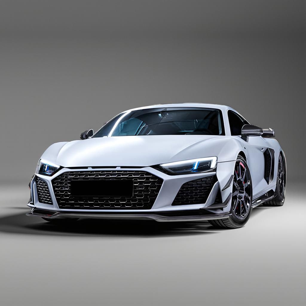Audi R8 V10 Dry Carbon Fiber Front Splitters (2022 & 2023)