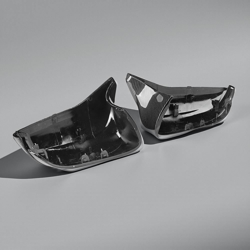 Carbon Fiber Mirror Cover Caps for BMW 5 Series F90 M5 LHD
