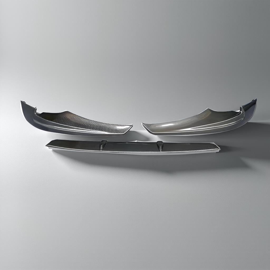 3-Piece Carbon Fiber M6 Front Lip Splitters for Mazda 6 Atenza 2017-2019