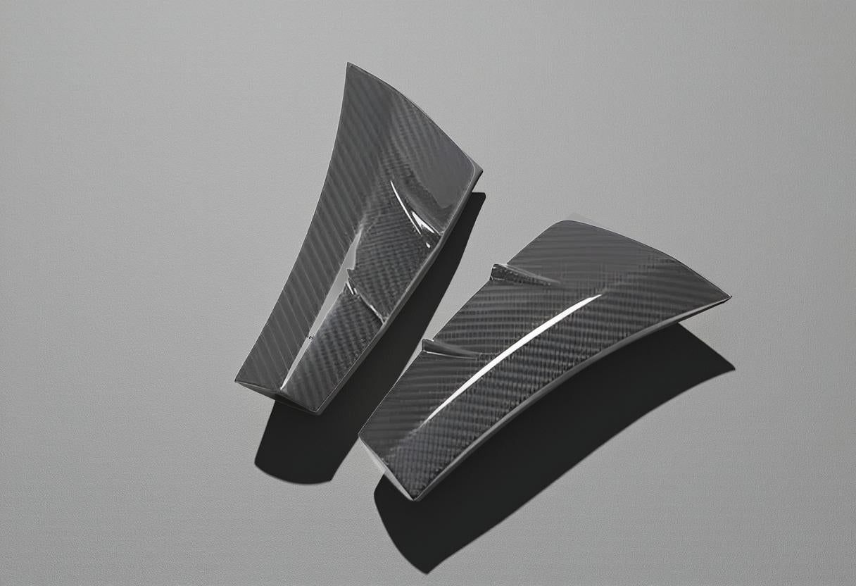 Carbon Fiber Bumper Side Air Vent Fender Cover - Mercedes W205/C205 Sport C43 AMG (2019-2020)