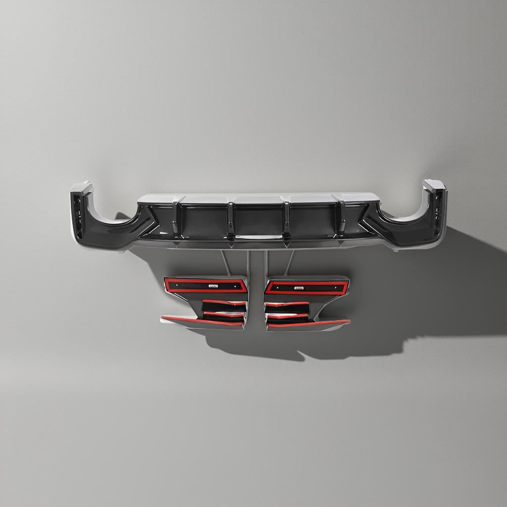 Dry Carbon Fiber Rear Diffuser - Audi RS6 C8 Avant Wagon (2019-2021)