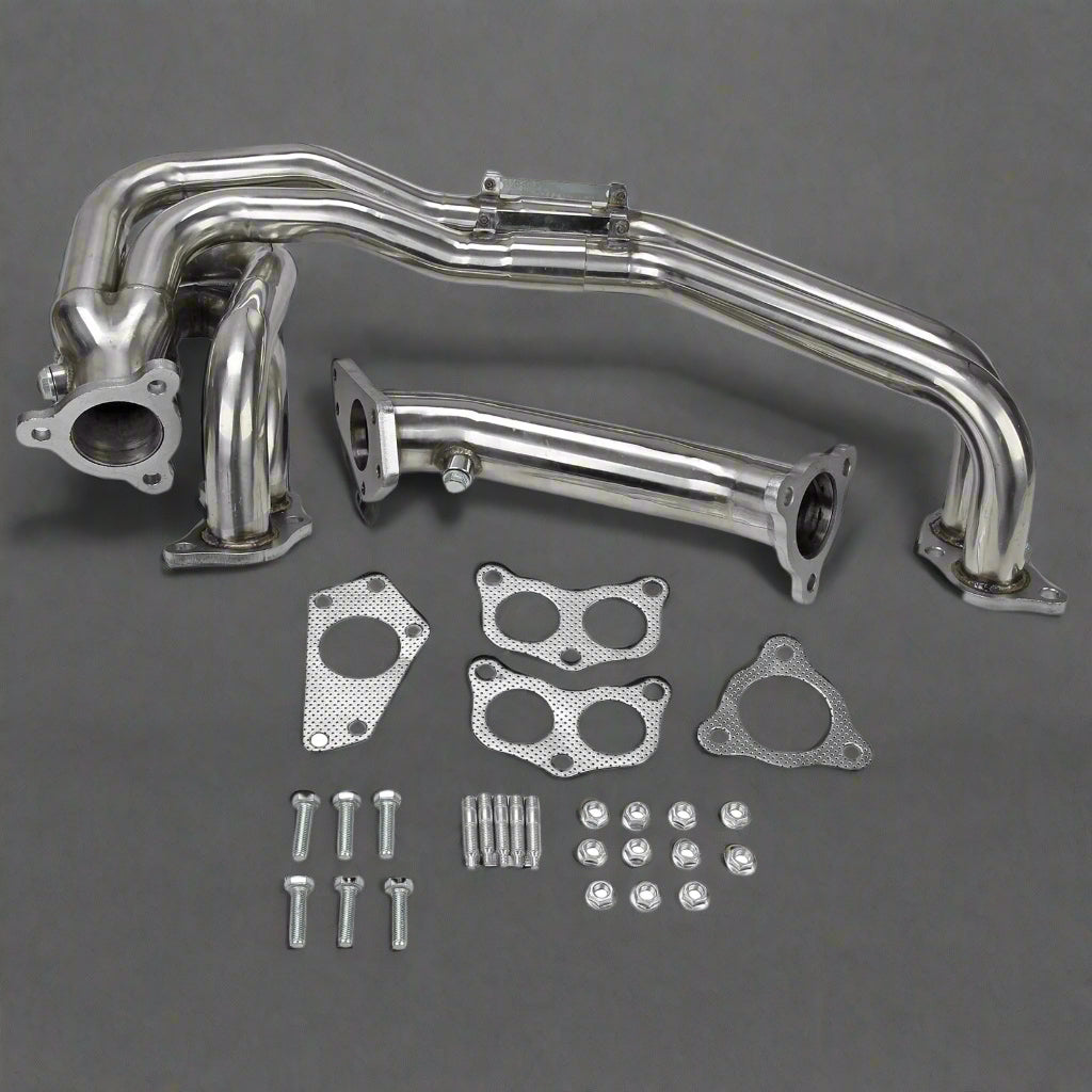 NYTFORGE Stainless Steel Exhaust Header Kit for Subaru Impreza WRX/STI  (2001-2006)