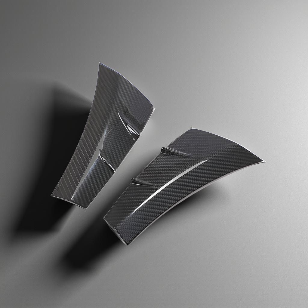 Facelift W205 C43 Front Bumper Vents Trim - Mercedes Benz C205/C300 Sport & C43 AMG 2-Door (2019-2020)