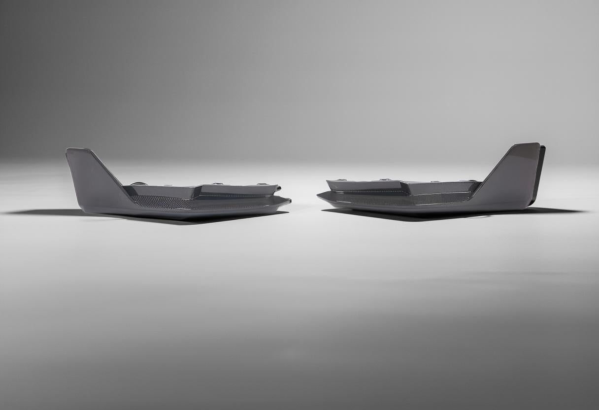 BMW 4 Series G82 G83 M4 Dry Carbon Fiber Rear Bumper Winglets