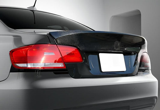 BMW 3 Series E90 M3 2005-2008 Carbon Fiber Rear Trunk Spoiler Wing Lip