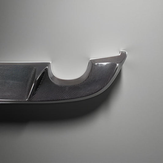 VW Golf MK6 Carbon Fiber Rear Diffuser with Dual Pipes