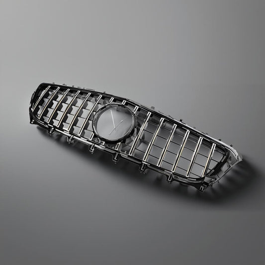 ABS Silver GT Front Grille - Mercedes-Benz CLS W218 Pre-Facelift (2012-2014)