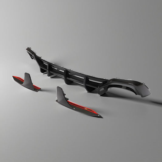 Audi RS7 Dry Carbon Fiber Rear Diffuser Lip (2020-2021)