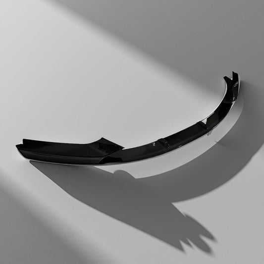 Black Painted ABS Front Splitter Lip for BMW M235i M Sport Coupe (2016-2019) - 2 Series F22