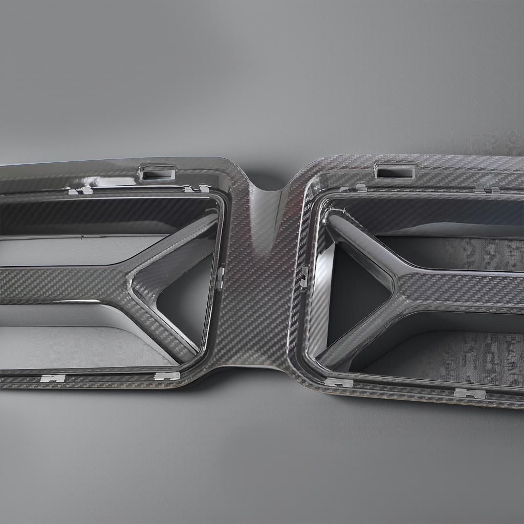 Dry Carbon Fiber Front Kidney Grille for BMW G87 M2 2023 Replacement