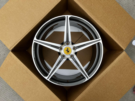 Ferrari Custom-Forged Alloy Aluminum Lightweight Rims (5×114.3 Bolt Pattern)