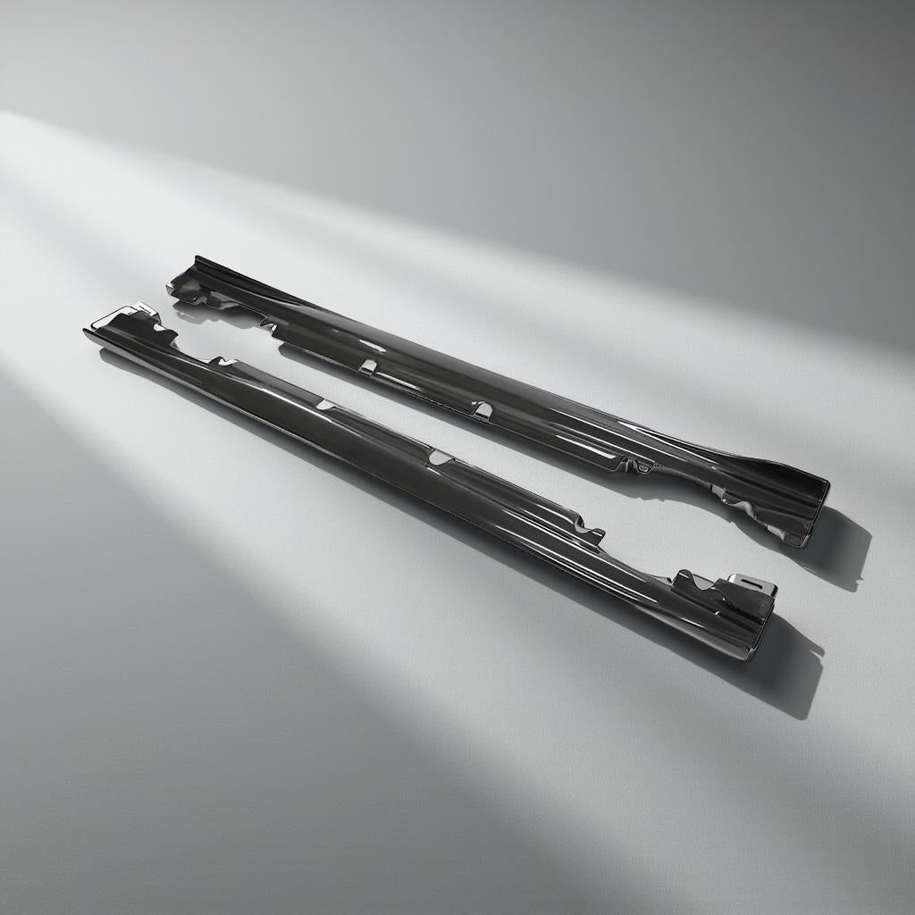 Carbon Fiber Side Skirts for Mercedes-Benz A-Class W176 A200, A250, or A45 AMG Hatchback 4-Door (2013-2018)