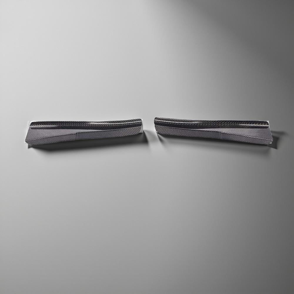 Carbon Fiber Front Bumper Canards & Fins Spoiler for BMW M3 E90/E92/E93 (2007-2013)