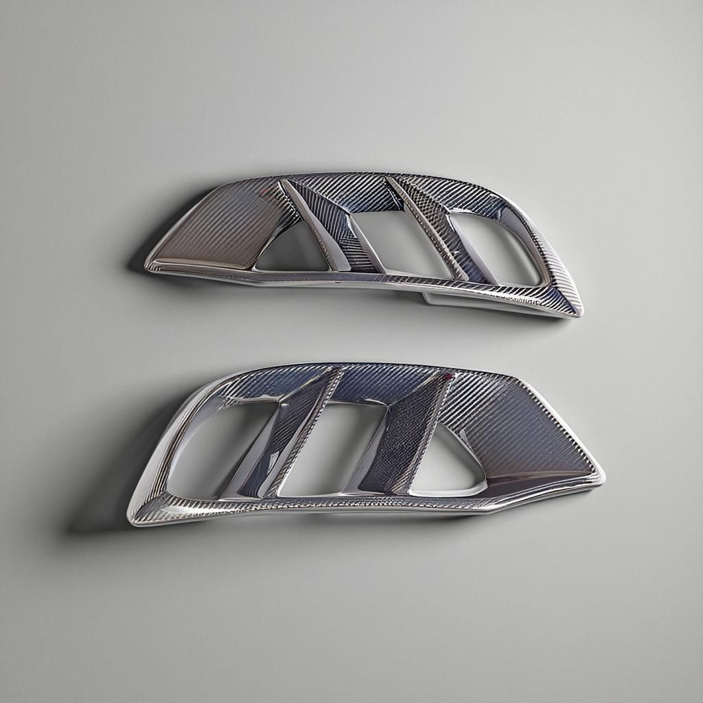 Carbon Fiber Fog Lamp Trim - Mercedes Benz C-Class W205 (C180 & C300 Sedan, 2015-2018)