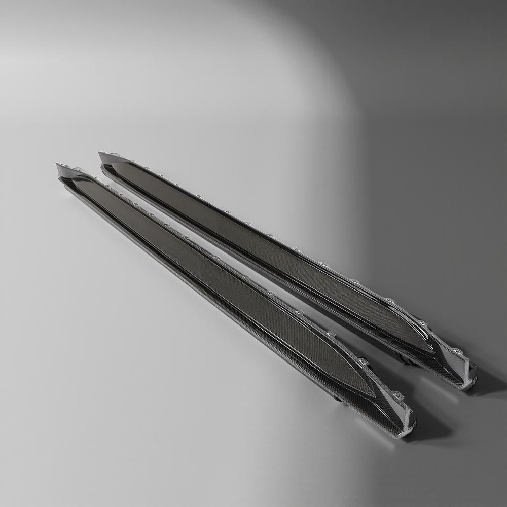 Carbon Side Skirts Extension Lip for BMW G80 M3 Competition 2021-2022