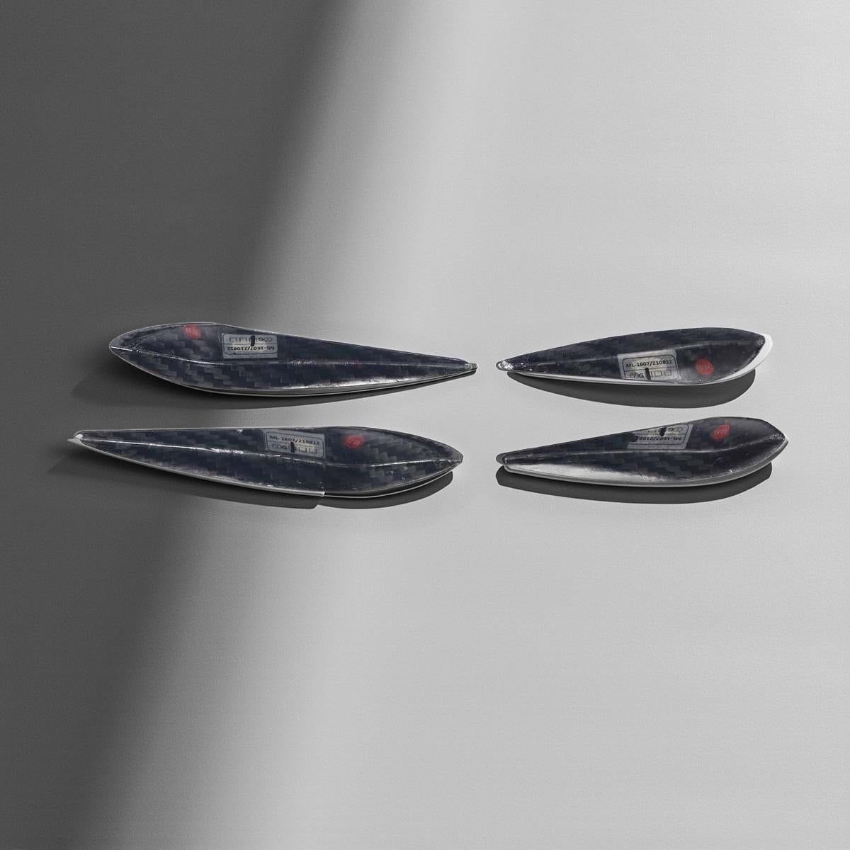 Luxury Carbon Fiber Front Bumper Canards for BMW M3 & M4 Coupe 2-Door (2021 & Up) - Fits 3 Series & 4 Series (G80 G82)