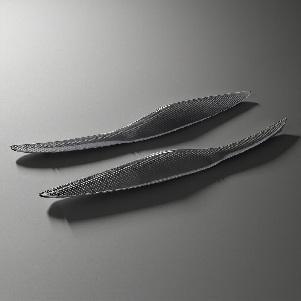 Carbon Fiber Eyebrow Headlight Cover for Ford Fiesta 2009 to 2012