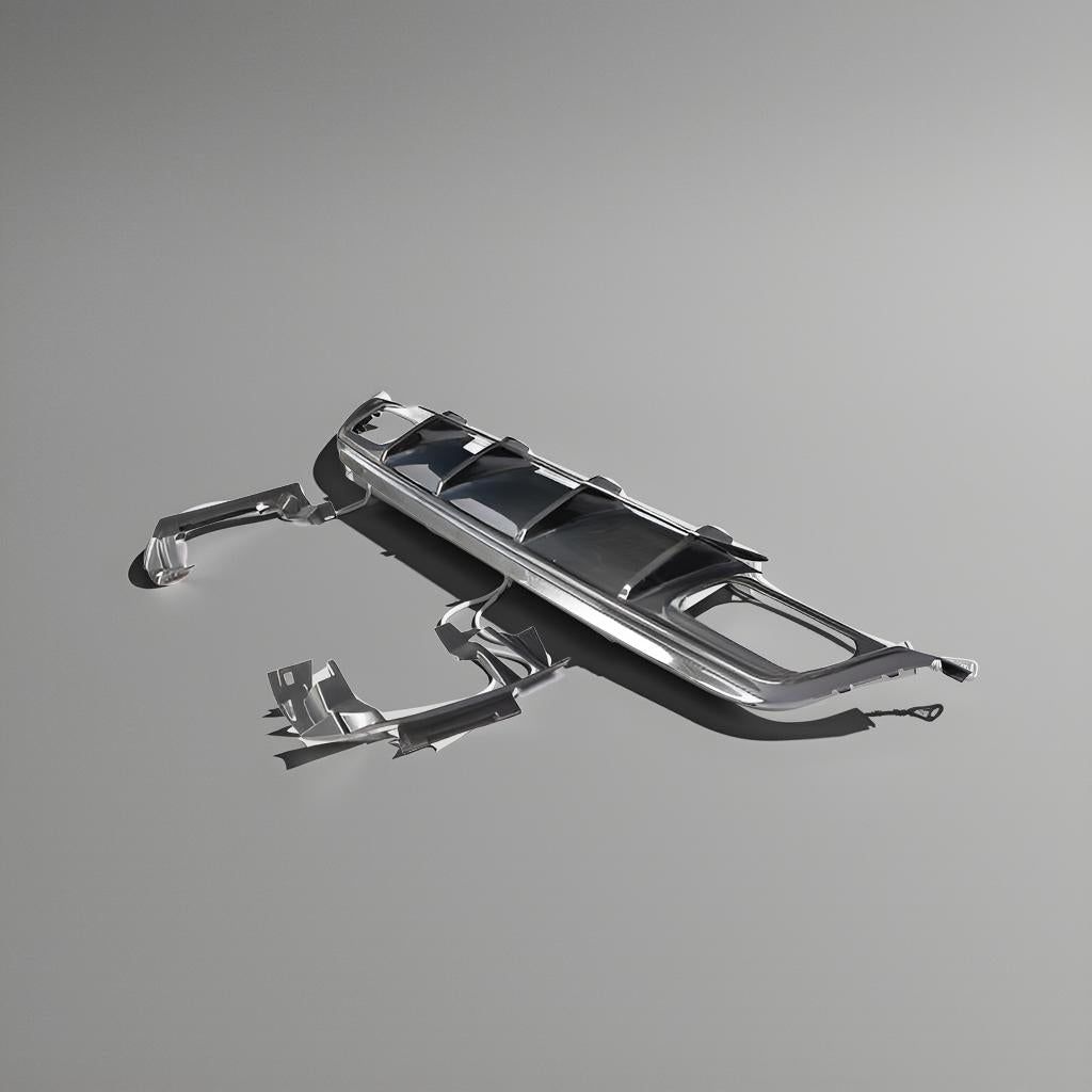 Mercedes Benz W176 A250 AMG Style A45 Carbon Fiber Rear Diffuser (2013-2018)