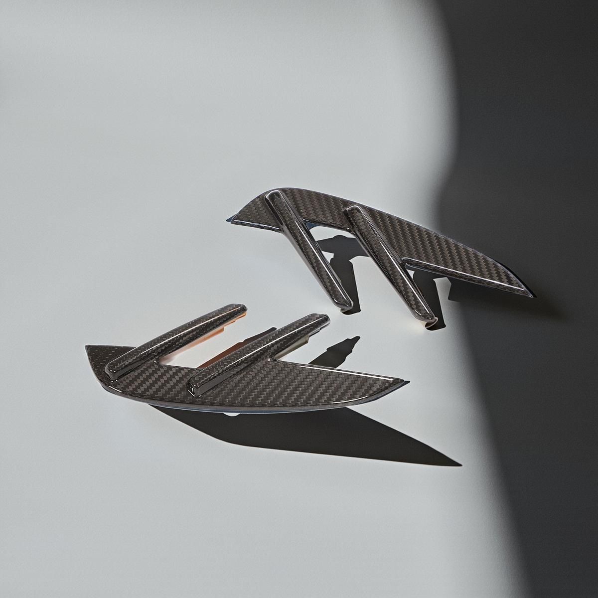 Dry Carbon Fiber Front Fender Vents for BMW G80 M3 Competition 2021 & 2022