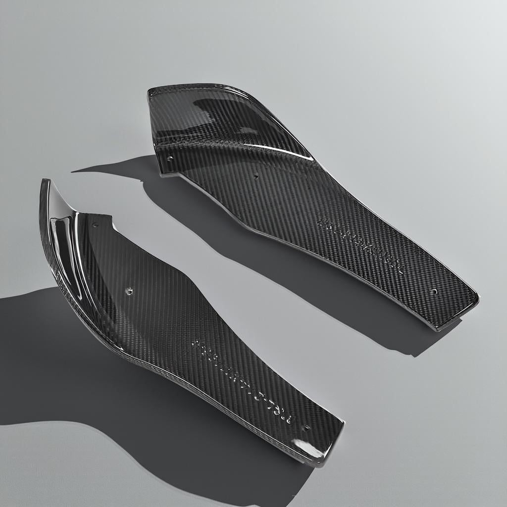 M2 Look Carbon Fiber Front Splitters for BMW M3 F80 & M4 F82 F83 (2014-2017)