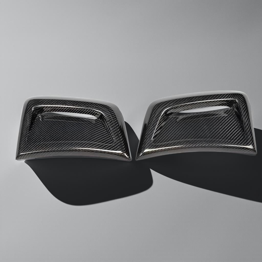 Carbon Front Bumper & Side Fender Air Vent Cover for Mercedes W204 C63 AMG (2012-2014)