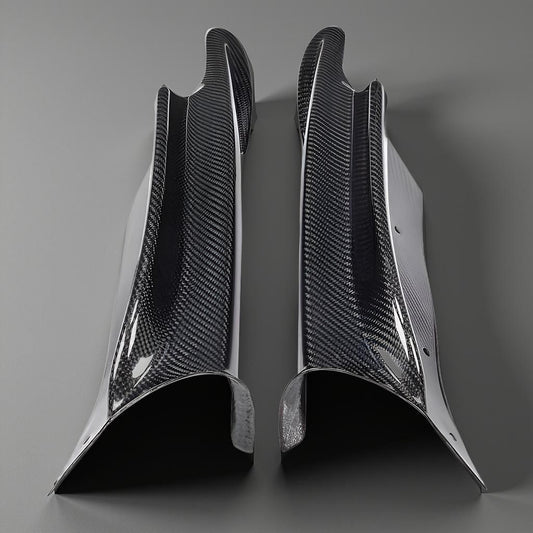 2005-2008 Real Carbon E90 M Tech Front Splitter for BMW M Tech Bumper