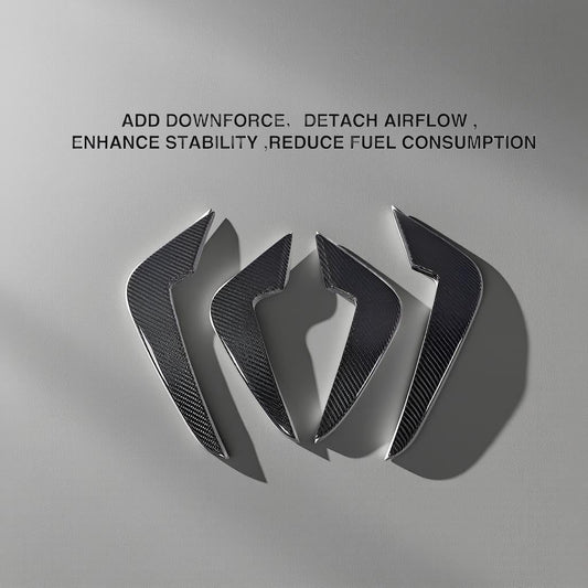 BMW 2 Series F87 M2 & M2C Carbon Fiber Front Bumper Fins (2016-2020)