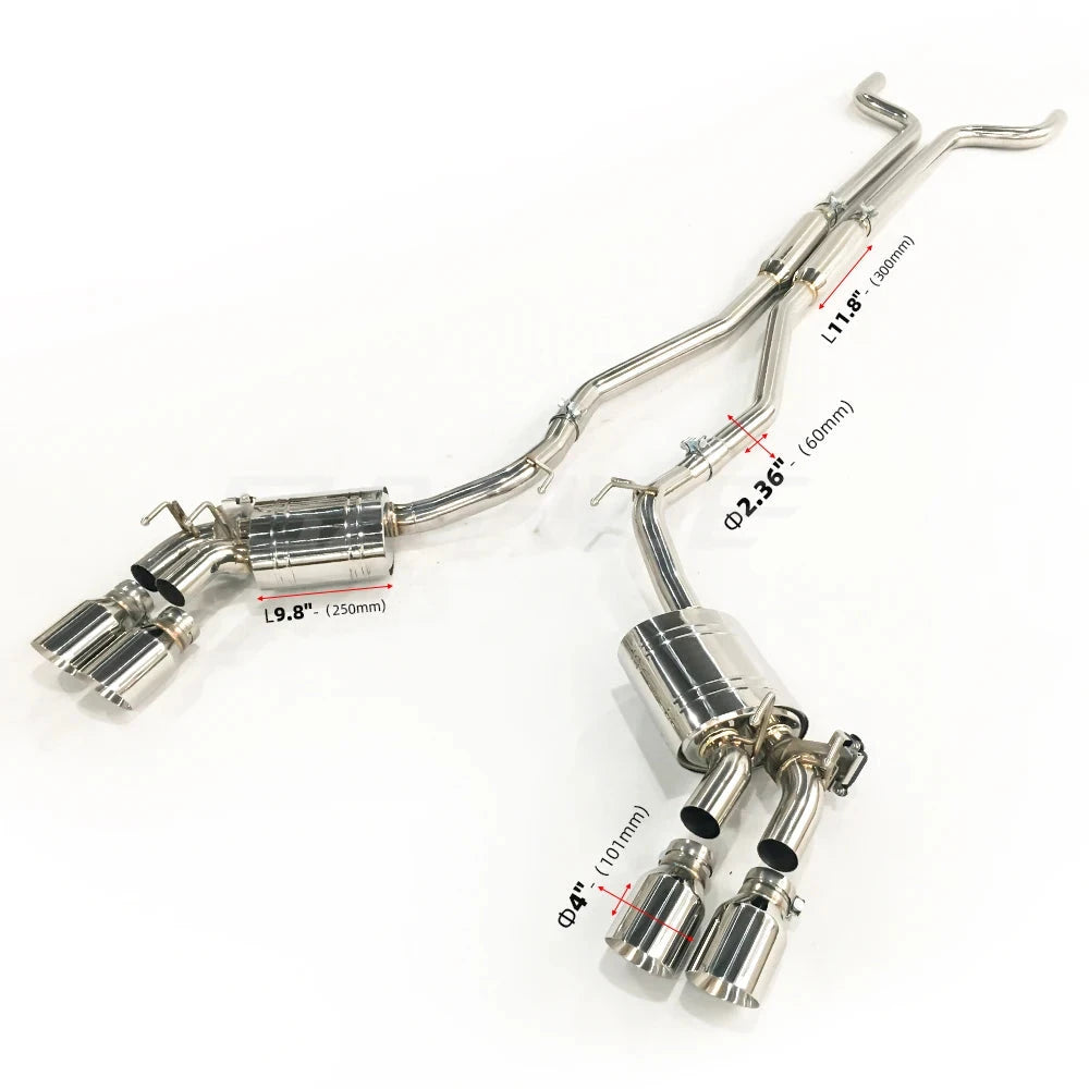 Performance Exhaust Muffler Catback System for Chevrolet Camaro SS V8/3.6L (2008-2015)