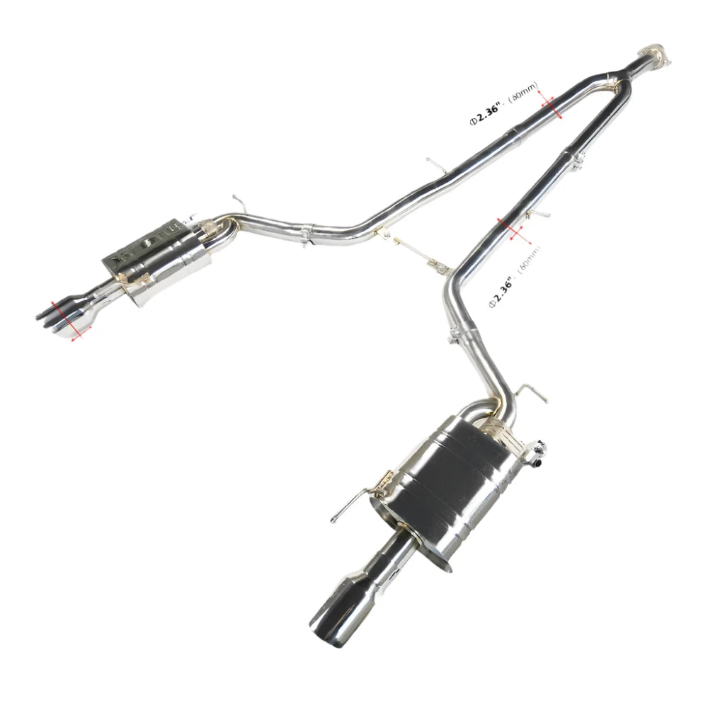 Performance Exhaust Catback System for Infiniti G37/G35/G25 (2014-Present)
