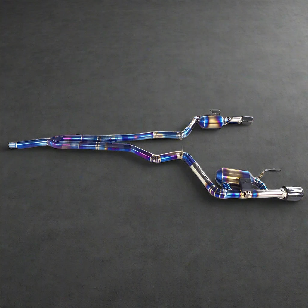 Dual Valved Titanium Exhaust Catback for Ford Mustang 2.3T (2013-Present)