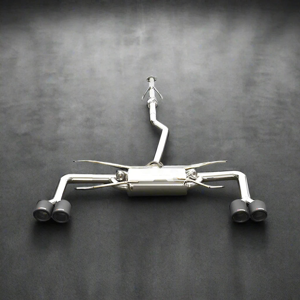 Valved Quad-Tip Catback Exhaust – Nytforge for Mazda 3 sedan (2014-2022)