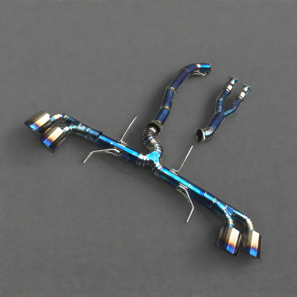 Nissan High-Performance Titanium Valved Exhaust System  GT-R R35 – Front Y-Pipe Catback