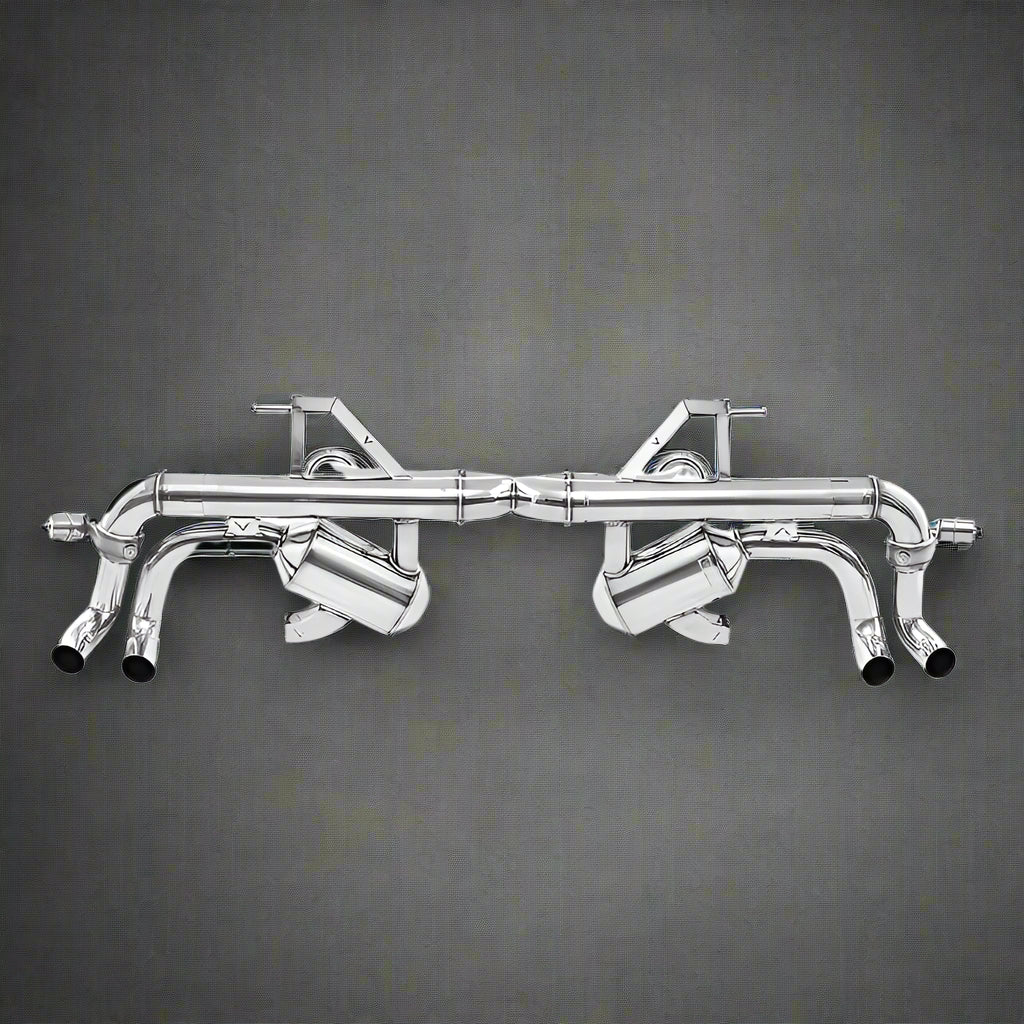 Valved Catback Exhaust System with Downpipe for Lamborghini Huracan 5.2L LP580-2 / LP610-4 (2014-Present)