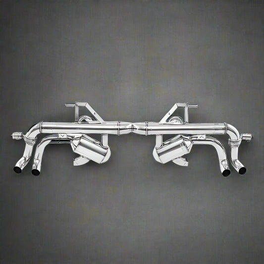 Valved Catback Exhaust System with Downpipe for Lamborghini Huracan 5.2L LP580-2 / LP610-4 (2014-Present)