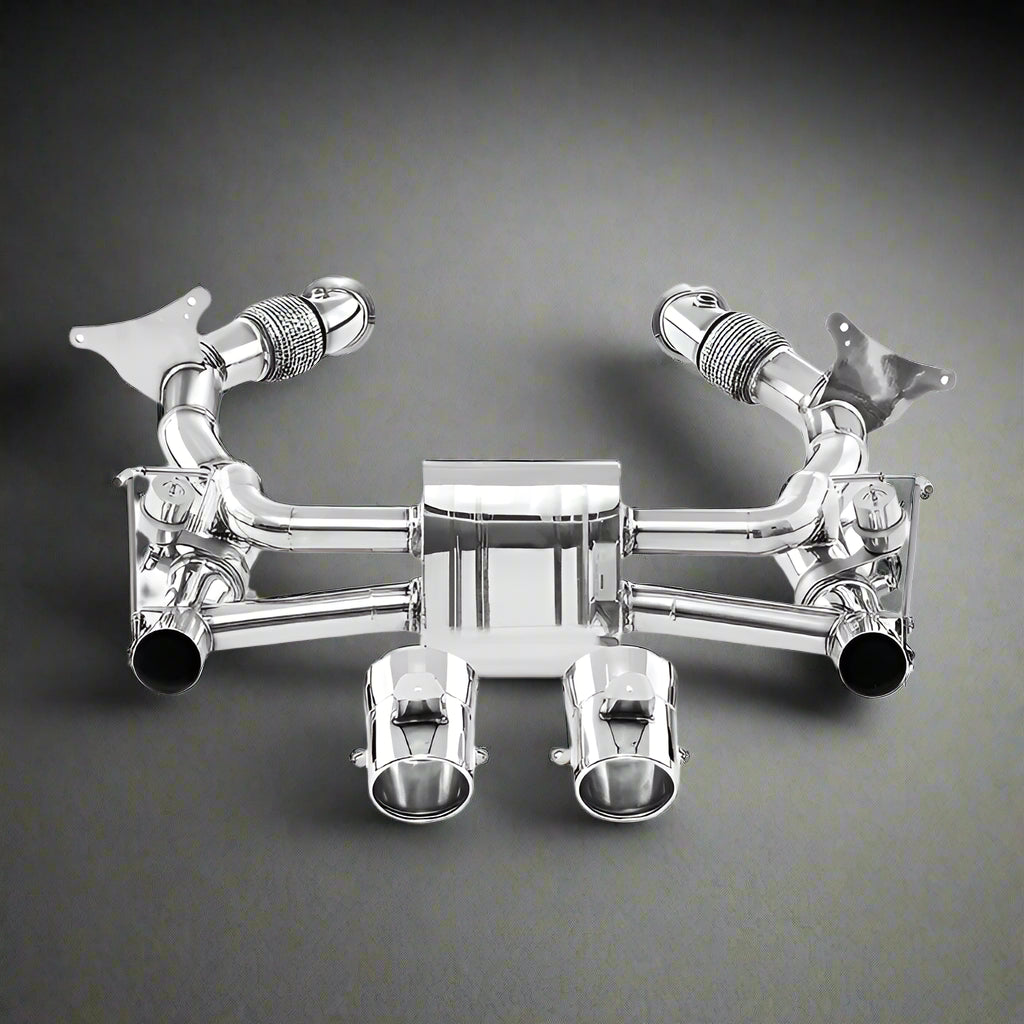 Valvetronic Exhaust Catback System: Ferrari 488 3.9L (2015-2018)
