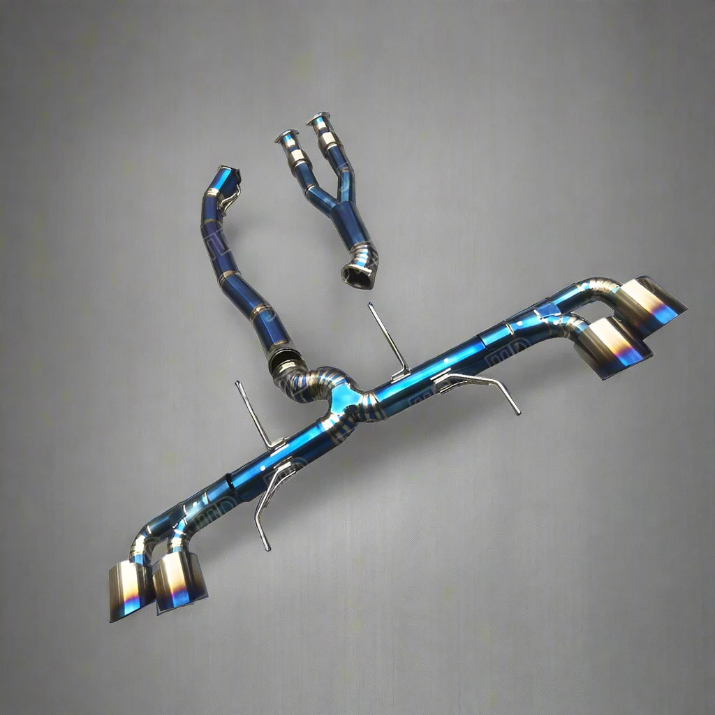 Nissan High-Performance Titanium Valved Exhaust System  GT-R R35 – Front Y-Pipe Catback