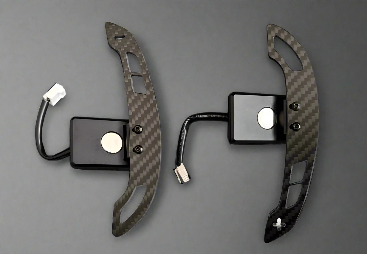 Nissan GT-R R35 Magnetic Carbon Fiber Steering Wheel Shift Paddles