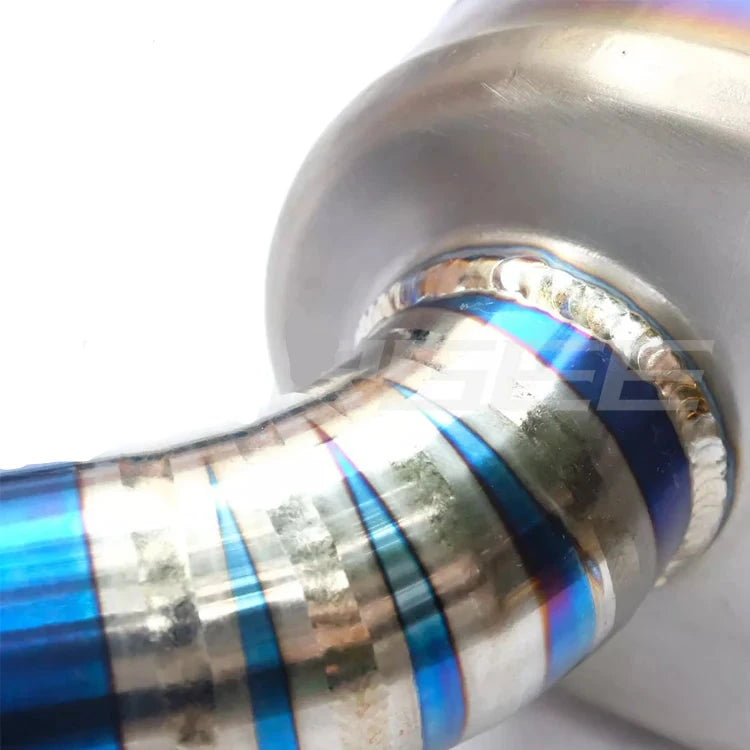 Valved Titanium Blue Exhaust Pipe for Toyota A90 Supra (2019-Present)