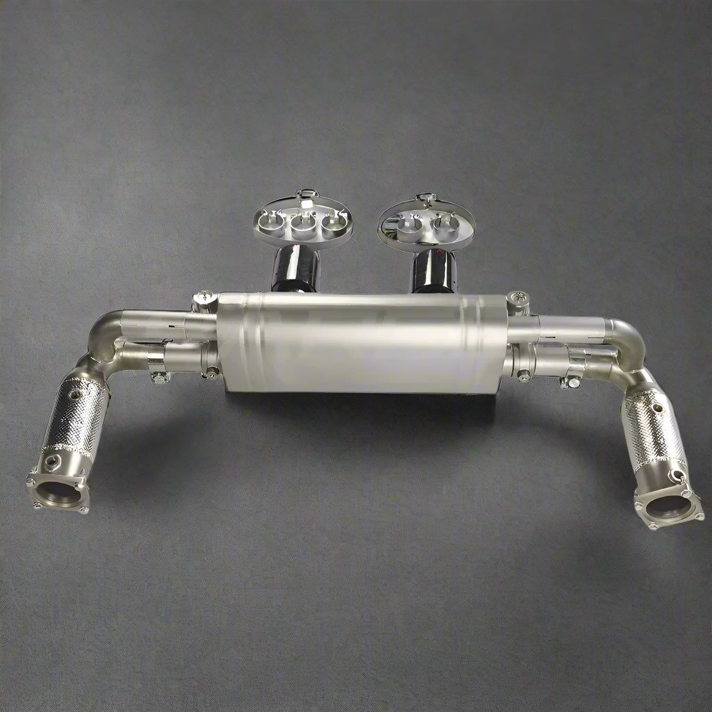 Valved Catback Exhaust System with Downpipe for Porsche 911 Carrera 991.2 (2015-2018)