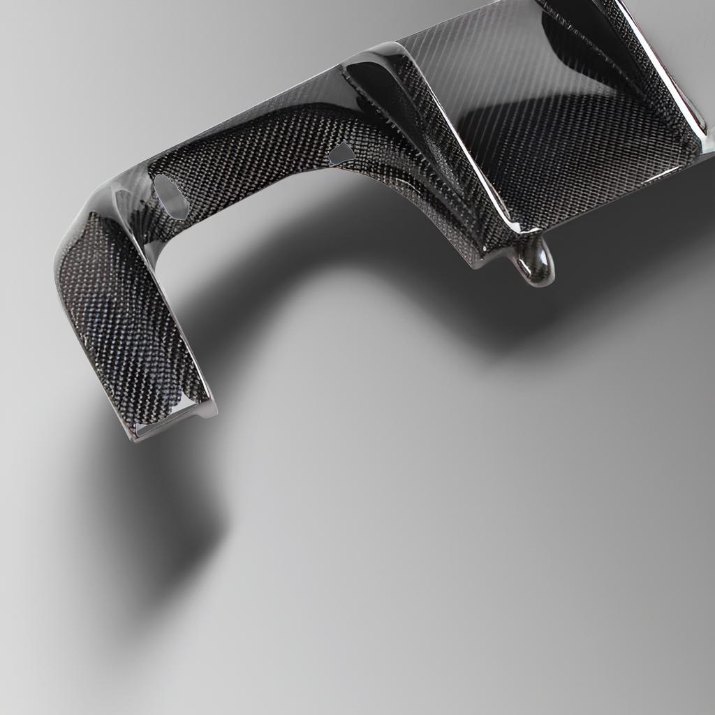 BMW E92 M3 Bumper Carbon Fiber Exhaust Rear Diffuser