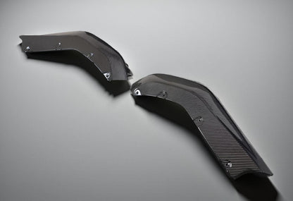 BMW G80 M3 2021+ Carbon Fiber Rear Bumper Splitters & Canard Fins Trims