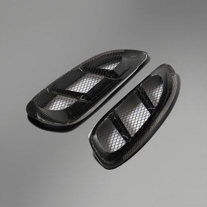 Carbon Fiber Rear Fender & Door Vents for Porsche 718 Boxster or Cayman (2016-2018)