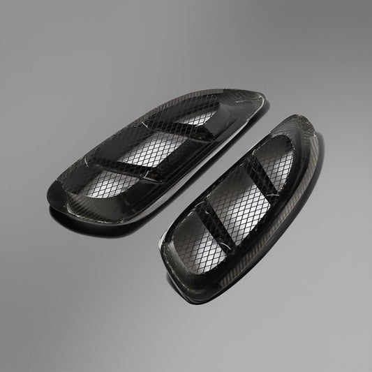 Carbon Fiber Rear Fender & Door Vents for Porsche 718 Boxster or Cayman (2016-2018)