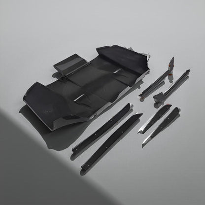 Carbon Fiber Rear Diffuser System Bottom Plate for BMW E92 M3 2-Door (2008-2013)